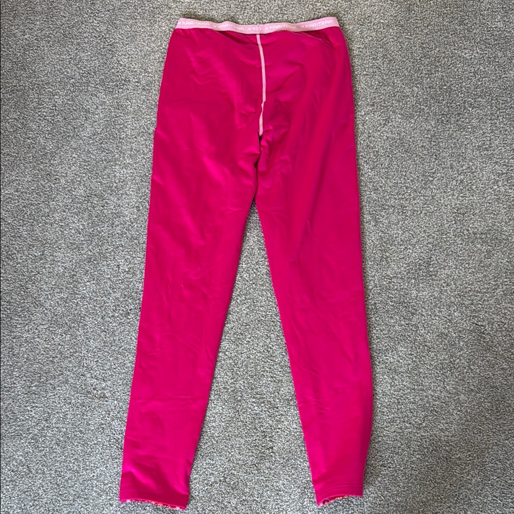 Kari Traa Pink and Orange Patterned Leggings - Picture 3 of 3
